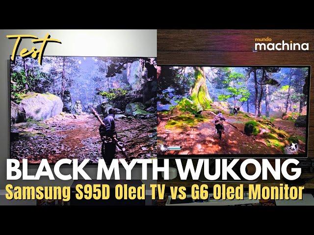 BLACK MYTH WUKONG Samsung S95D Oled TV vs Samsung G6 Oled Monitor | Gameplay