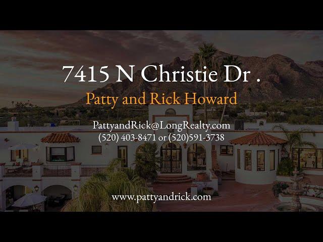 7415 N Christie Dr  -  Real Estate for Sale in Tucson, AZ  -  Luxury Real Estate