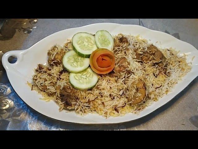 Kolkata Style Chicken Dum Biryani | Traditional Layering Method Recipe | Chicken Biryani in Bengali