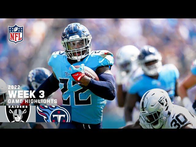 Las Vegas Raiders vs. Tennessee Titans | 2022 Week 3 Highlights