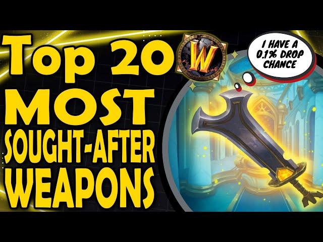 Top 20 Most Sought After Weapon Transmogs