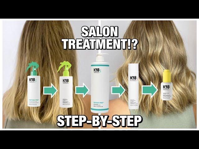 K18 is a TOTAL hair game changer! Salon treatment TUTORIAL, packed with usage tips and how to's...