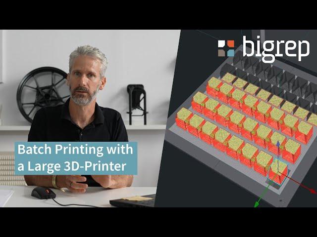 Batch 3D Printing on a Large Format 3D Printer