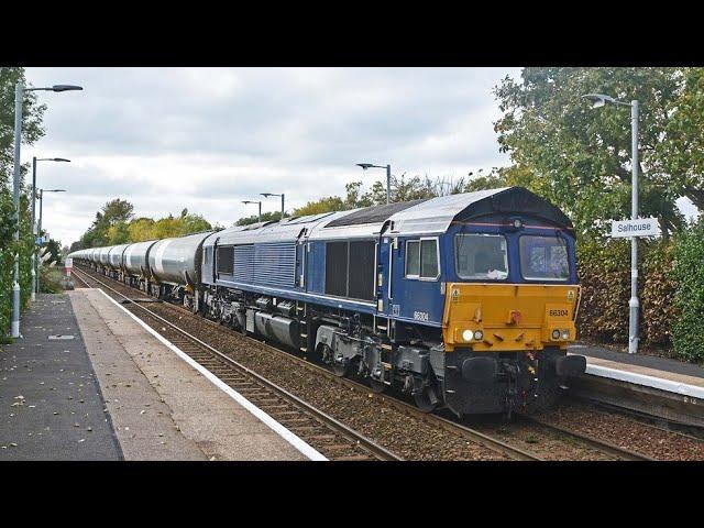 GBRf Ex-DRS 66304 on 6P41 tanks 19/10/2022