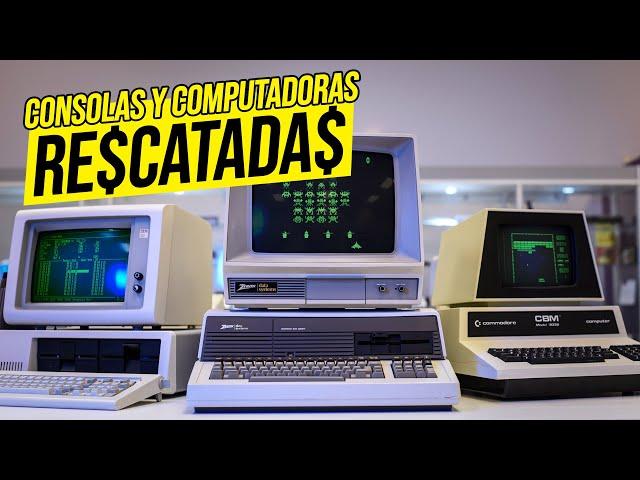 COMPUTADORAS y CONSOLAS rescatadas I Un viaje RETRO INFORMÁTICO @espaciotecbb