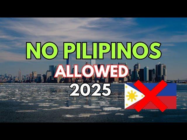 10 Countries Filipinos Should Avoid Traveling to in 2025 | Travel Restrictions Explained