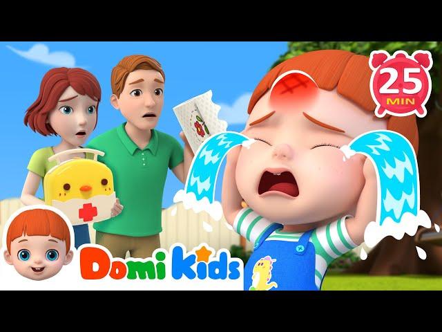 Boo Boo Song | Baby Care | Nursery Rhymes & Songs for Children | Domi Kids