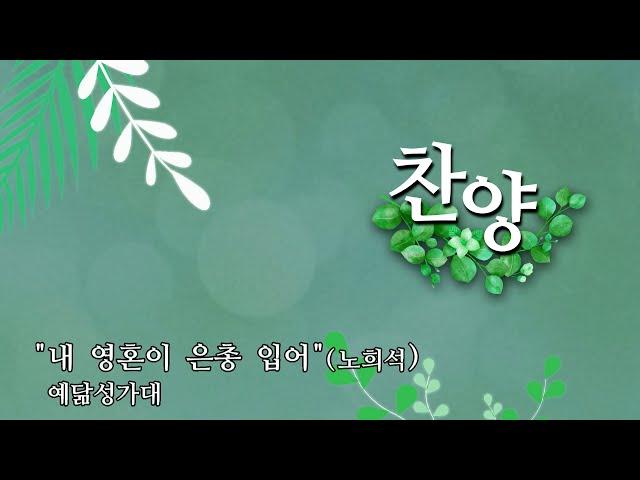 예닮교회 | 내 영혼이 은총 입어 | 노희석 | 예닮성가대 | 2024년11월03일