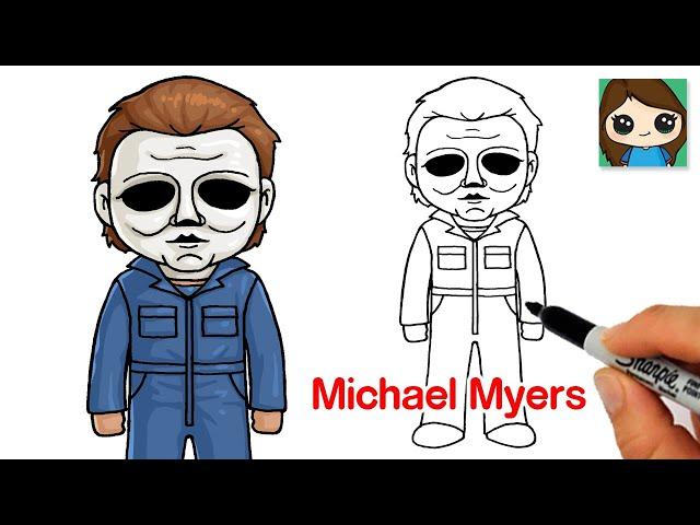 How to Draw Michael Myers  Halloween Art