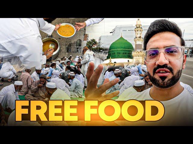 Free Food in Madina Secret Place  Street Food Madina | Abdul Malik Fareed