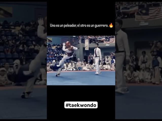 Increíble este guerrero🪖 #taekwondo 