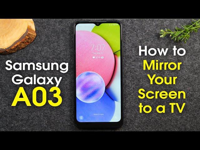 Samsung Galaxy A03s How to Mirror Your Screen to TV | H2techvideos | Samsung Galaxy A03s Play on TV