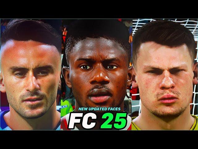 FC 25 | ALL NEW UPDAETD PLAYER FACES | TITLE UPDATE 10