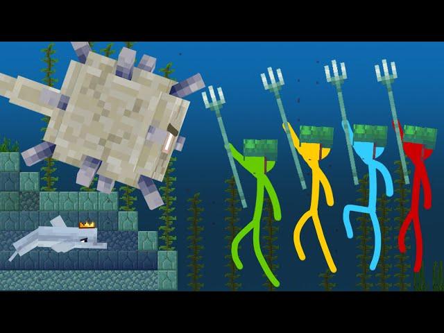 Animation vs Minecraft 13 - The Dolphin Kingdom | AvG Reacts!