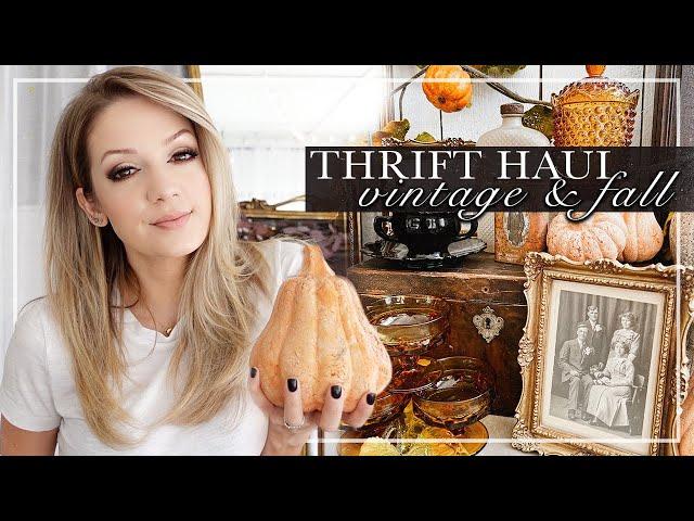 Thrifty Fall Decor Haul // Vintage & Fall Decor 2022