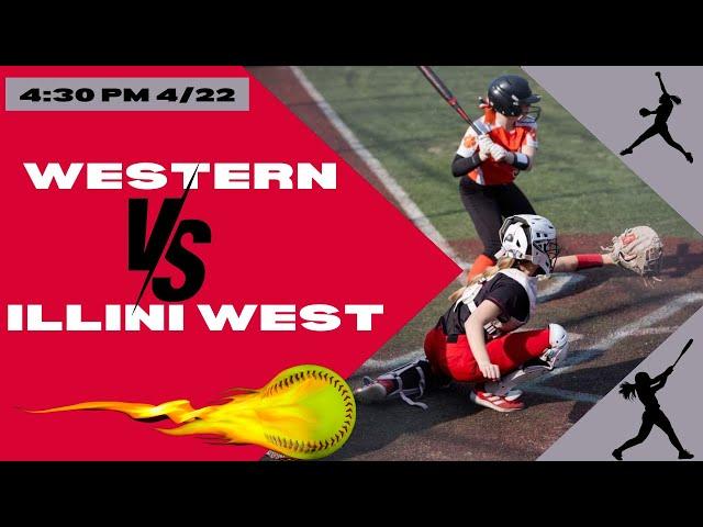 Western Vs. Illini West Varsity Softball