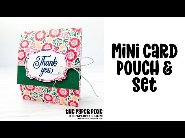Mini Card Pouch & Set Tutorial
