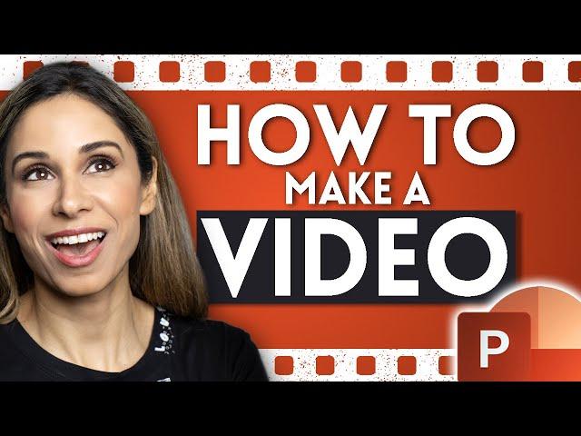 How to Easily Make a Video ️ in PowerPoint (Slideshow & Screen Recording)