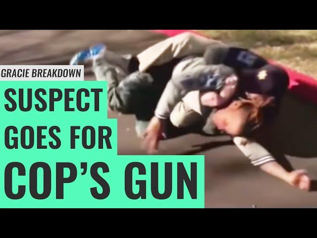 Suspect Goes for Gun - Jiu-Jitsu Saves Lives (Tulsa PD Gracie Breakdown)