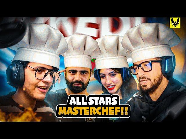 All Stars MasterChefs!‍ Overcooked 2 Chaos  ft. @liveinsaan @XyaaLive @classifiedyt@Aurum_pubg