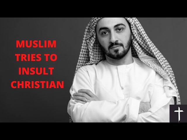 ARAB MUSLIM TRIES TO INSULT CP |Christian Prince