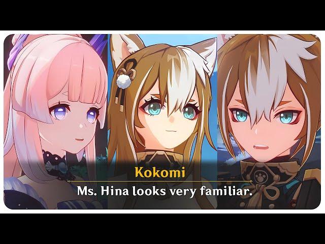 Kokomi Asks Gorou about Ms Hina (Cutscene) | Genshin Impact 4.6