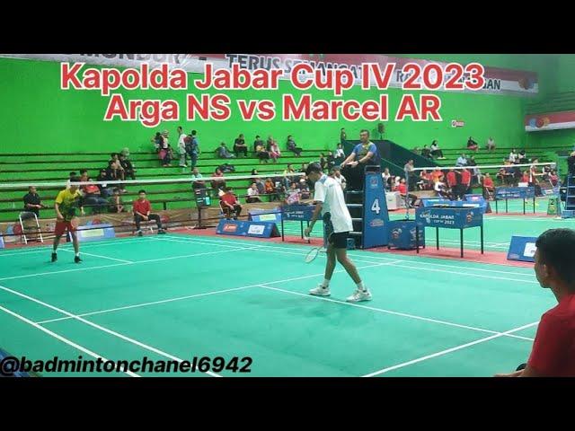 Kapolda Jabar Cup 2023 U17 PA ||Arga Nugraha S vs Marcel AR #badminton #poldajabar #tasikmalaya