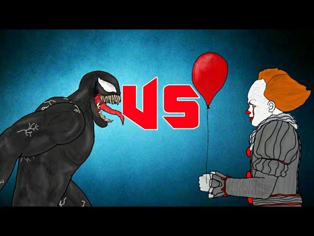 Веном против Пеннивайз "Venom vs Pennywise" рисуем мультфильм 2