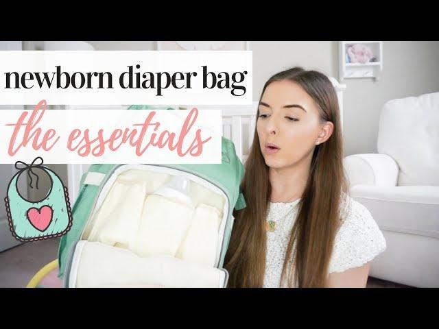 WHAT'S IN MY NEWBORN DIAPER BAG 2019 // 0-3 MONTHS NEWBORN ESSENTIALS