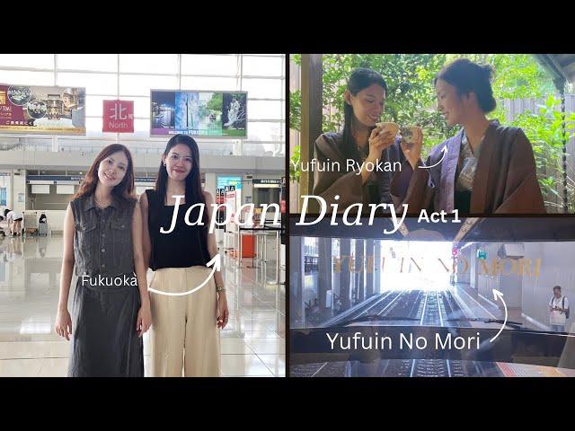 Japan Travel Vlog | ️ to Fukuoka, Yufuin No Mori, Ryokan, Lost in Hakata, my first summer in JP!