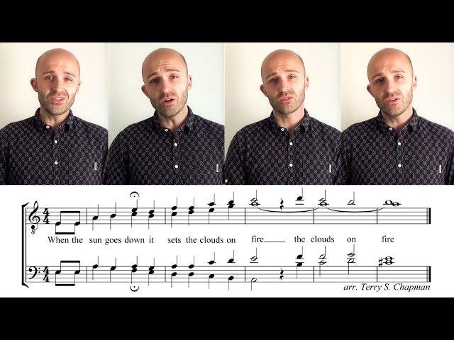 Tag tutorial // Clouds on fire (Terry S. Chapman) - Barbershop quartet