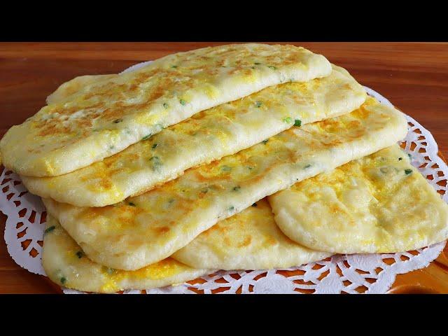 Recipe of baked scallion pancakes! So nice and fragrant!