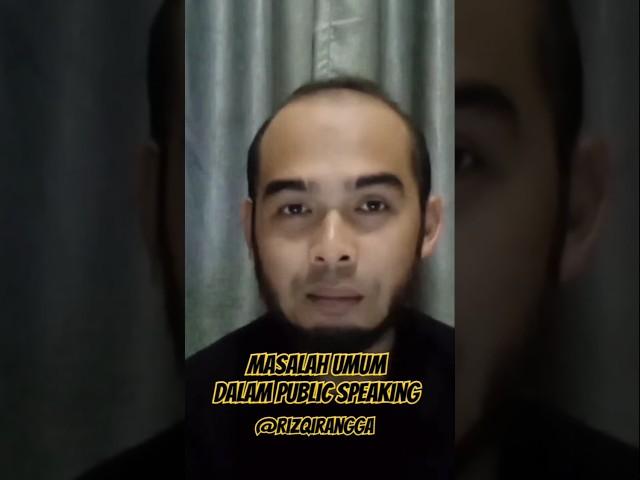 Sebenarnya Ini Kan yang Jadi Problemmu Ketika Public Speaking?