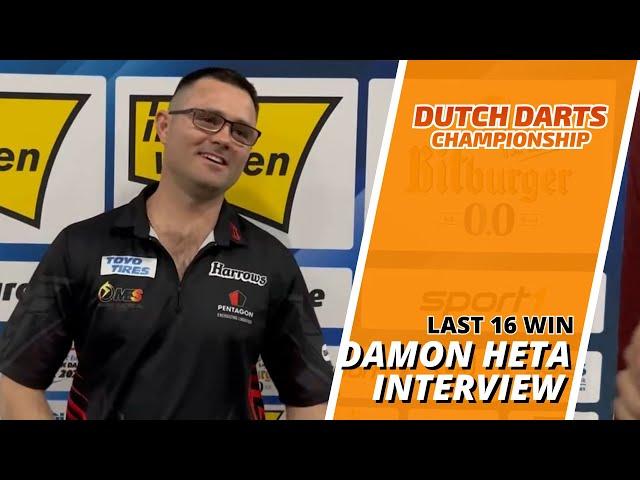 Damon Heta: 'I plan ahead for my walk-ons for the next 7 Euro Tours' | Dutch Darts Championship 2023