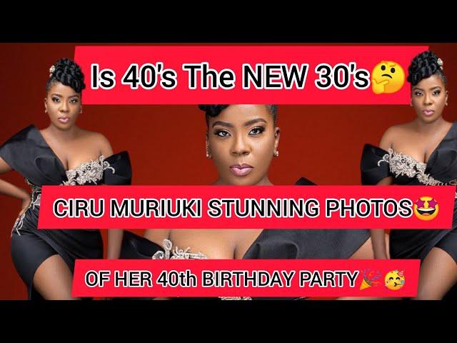 Unbelievable-Reactions of Ciru Muriuki Stunning Photos as She Turns 40 years Old.@TheUndiscoveredPodcast