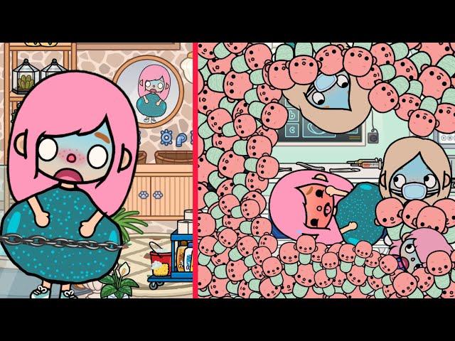 Mom Gave Birth To 100 Babies | Toca Life World | Toca Life Story |  Toca Boca