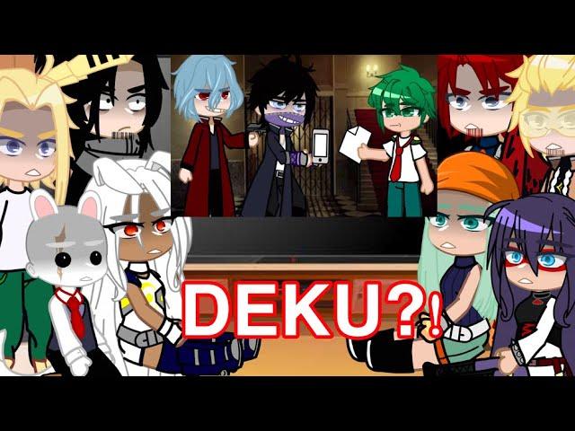 Pro heroes, Class 1-A and Parents react to LOV || mha/bnha || Gacha Club/ Gacha Life || my AU ||