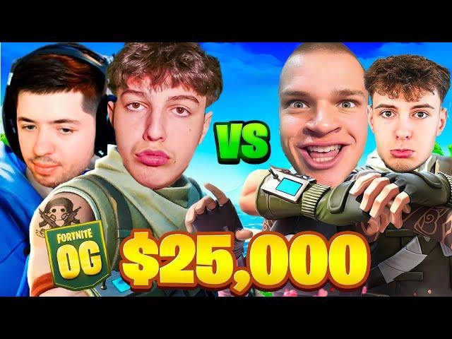 Stompn & Mingo vs Jynxzi & Clix | $25K OG Fortnite Lacy Tournament (HILARIOUS)