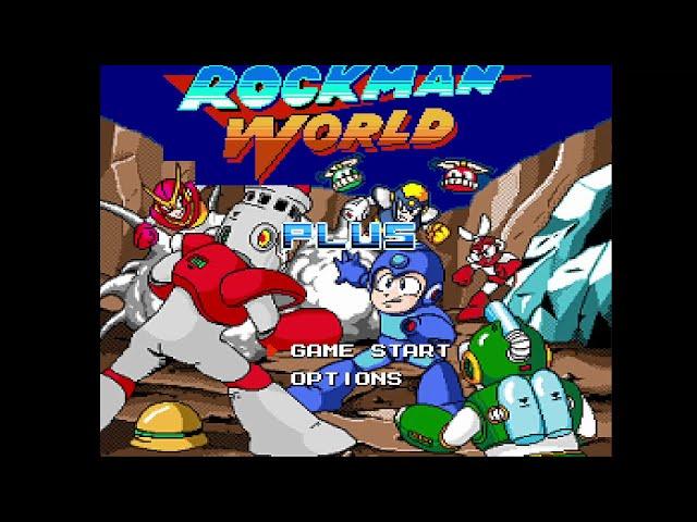 ロックマンワールドプラス クリア　ROCKMAN WORLD PLUS  ALL