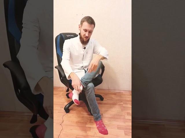 ВОСЬМИОБРАЗНАЯ повязка НА СТОПУ #shorts #медицина #десмургия #повязка