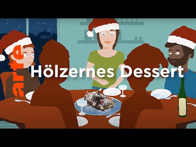 "Bûche de Noël", eine französische Weihnachtsleckerei | Karambolage | ARTE