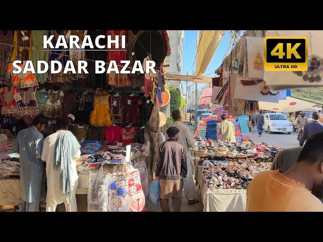 Saddar Karachi, Pakistan  • [4K 60fps] Virtual Walking Tour