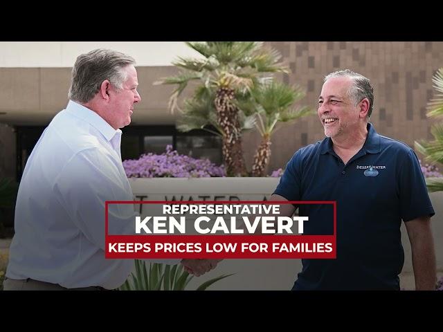 Thank you, Rep. Ken Calvert