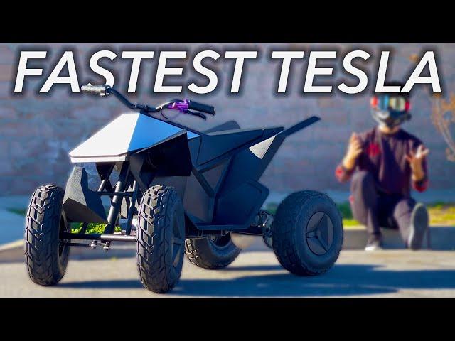 The World's FASTEST TESLA Cyberquad!