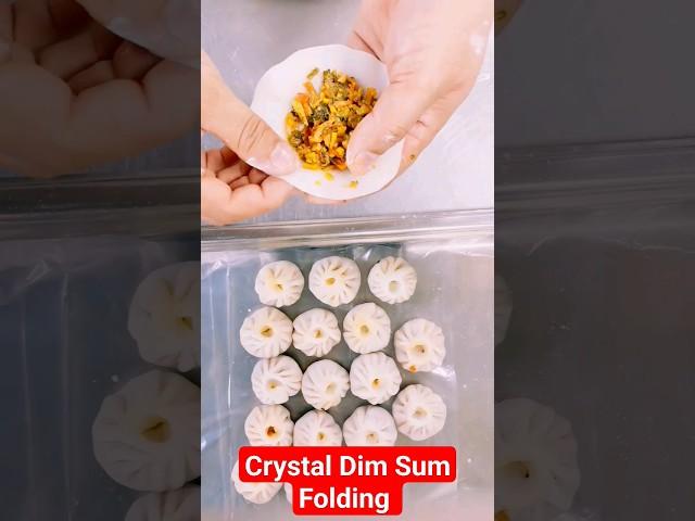 Crystal Dim Sum Folding idea #viral #chef #kitchen