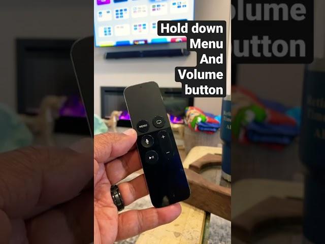 How to pair apple remote to your Apple TV if your remote stopped working.