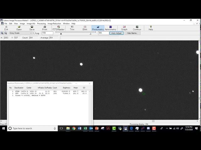 AstroResearch - Video 2 Analyzing FITS files for VZ Peg