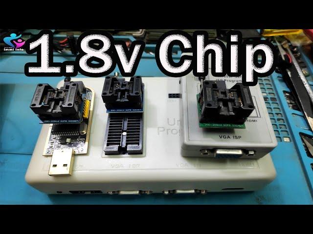 How to program 1.8v bios chip for all desktop laptop motherboard