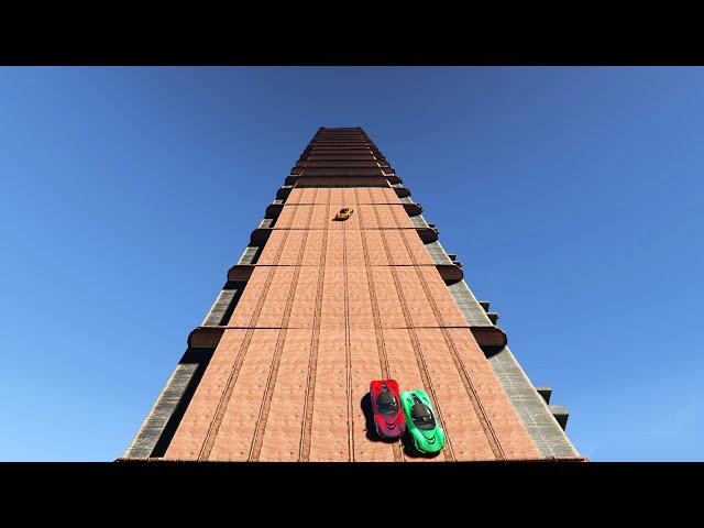 MOST IMPOSSIBLE MEGA RAMP! (GTA 5 Funny Moments)