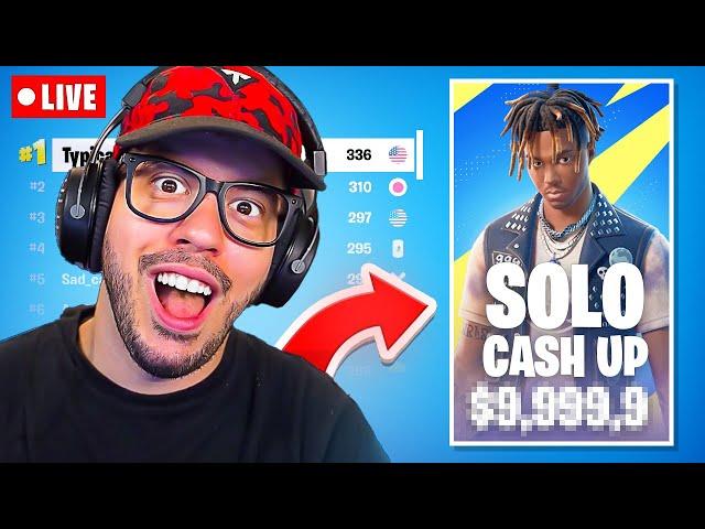 LIVE! - Fortnite NEW JUICE WRLD UPDATE and SOLO CASH CUP!